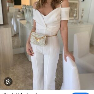 Micro tweed, yellow gold bag by Sandy Najar wallet /belt